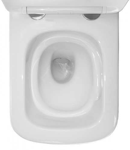 Унитаз Azario Cascad Торнадо AZ-10002 подвесной цвет Белый с сиденьем Микролифт