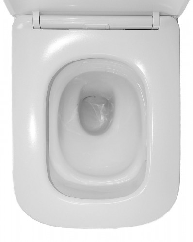 Унитаз Azario Cascad Торнадо AZ-10002 подвесной цвет Белый с сиденьем Микролифт