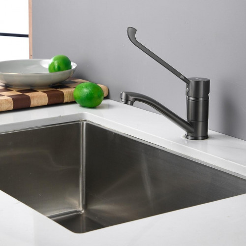 Смеситель для кухни Belz B19019-3 цвет Оружейная сталь