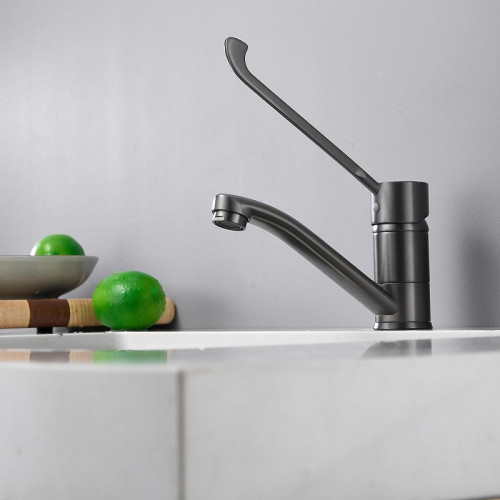 Смеситель для кухни Belz B19019-3 цвет Оружейная сталь