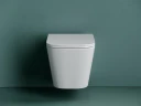 Унитаз с инсталляцией Ceramicanova Union CN4009T + Berges Novum D5 040235 с сиденьем Микролифт и Черной матовой клавишей смыва