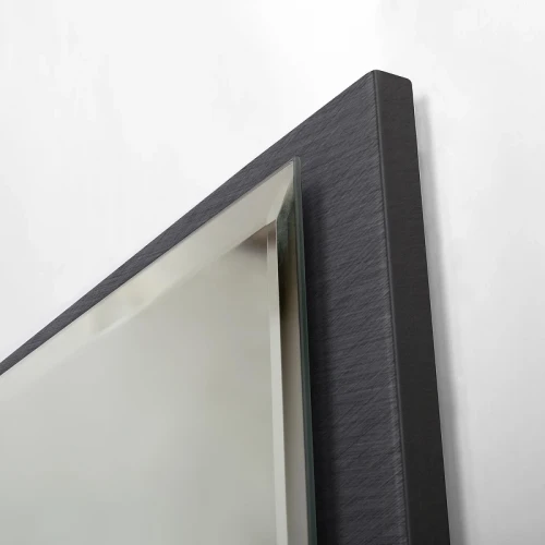 Зеркало Cezares Interni 80 CZR-SPC-INT-800-900-LED-TCH-WARM-TIT с подсветкой Tитан с сенсорным выключателем и подогревом МДФ / ЛДСП, стекло