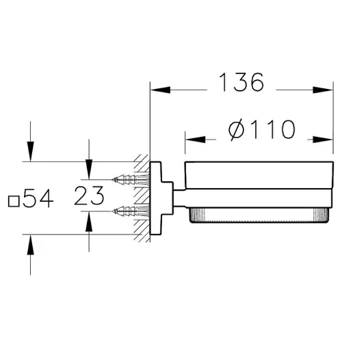 Мыльница Vitra Root A4481236 Черная матовая