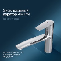 Смеситель для кухни AM.PM Gem F90A00000 Хром латунь