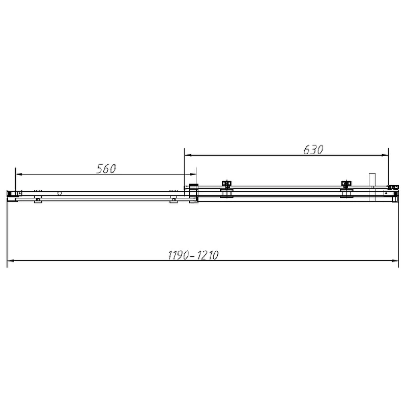 Душевой уголок Vincea Como-N 120x80 VSR-4CN8012CLB профиль Черный стекло прозрачное