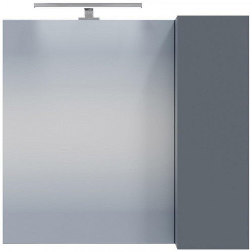 Зеркало со шкафом СанТа Антарес 70 700522 с подсветкой Графит матовый