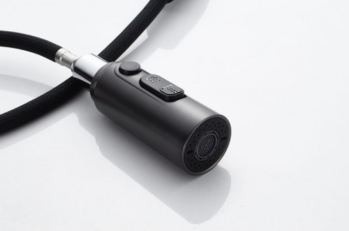 Смеситель для кухни Knotlor Inspiration KN-100/GM цвет Вороненая сталь