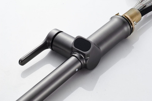 Смеситель для кухни Knotlor Inspiration KN-100/GM цвет Вороненая сталь