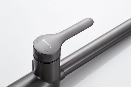 Смеситель для кухни Knotlor Inspiration KN-100/GM цвет Вороненая сталь