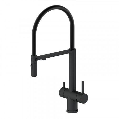 Смеситель для кухни AltroBagno Flusso 050204 MB цвет Черный матовый