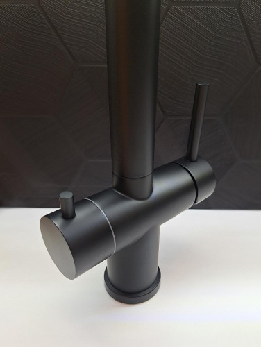 Смеситель для кухни AltroBagno Flusso 050204 MB цвет Черный матовый