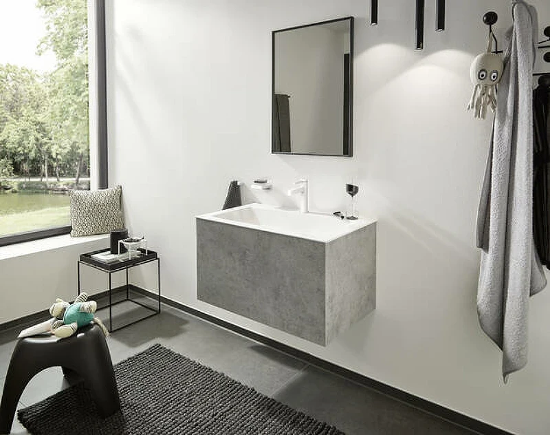 Смеситель для раковины Hansgrohe Finoris 76023700 Белый матовый латунь