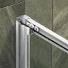Душевая дверь Maybah Glass MGD-1280-5 1200x1950 раздвижная профиль Хром матовый стекло сатиновое