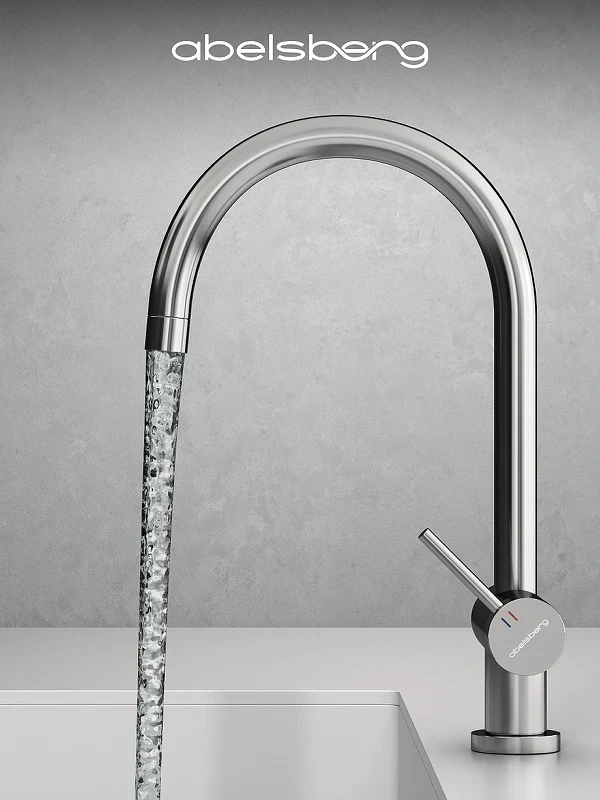 Смеситель для кухни Abelsberg Aera AWF70029CH цвет Глянцевый хром