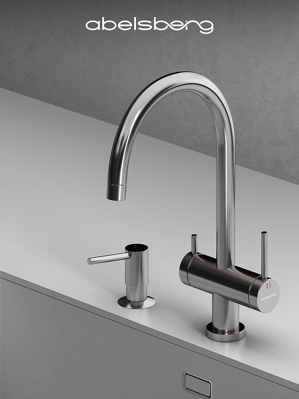 Смеситель для кухни Abelsberg Aera AWF70029CH цвет Глянцевый хром