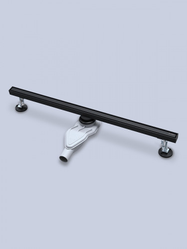 Душевой лоток AltroBagno Supremo 80 071234 MB с решеткой цвет Черный матовый / под плитку