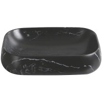 Раковина-чаша Ceruttispa 57 CR0086 MMB2 СТ9547 Черный матовый мрамор фарфор накладная