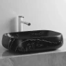 Раковина-чаша Ceruttispa 57 CR0086 MMB2 СТ9547 Черный матовый мрамор фарфор накладная