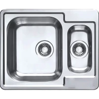 Кухонная мойка Alveus Line Maxim 50 SAT-90 615x500 1089612 Сатинированная сталь нержавеющая сталь встраиваемый
