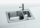 Кухонная мойка Alveus Line Maxim 50 SAT-90 615x500 1089612 Сатинированная сталь нержавеющая сталь встраиваемый