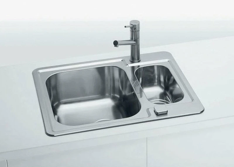 Кухонная мойка Alveus Line Maxim 50 SAT-90 615x500 1089612 Сатинированная сталь нержавеющая сталь встраиваемый