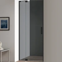 Душевая дверь Cezares Slider 80 SLIDER-B-1-70/80-GRIGIO-NERO профиль Черный матовый стекло серое