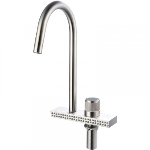 Смеситель для кухни Ростовская Мануфактура Сантехники SUS130-017F Нержавеющая сталь нержавеющая сталь