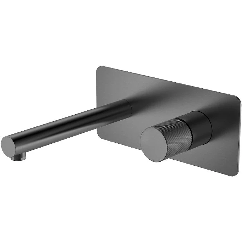 Смеситель для раковины Boheme Stick 125-GM.4 Оружейная сталь