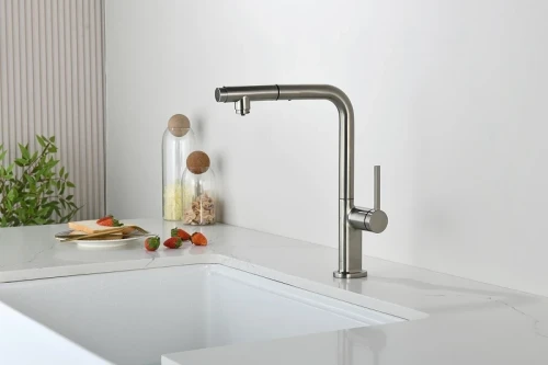 Смеситель для кухни AQUAme Cucina AQM9903BN цвет Никель шлифованный