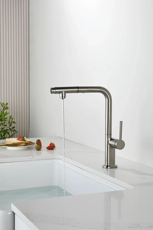 Смеситель для кухни AQUAme Cucina AQM9903BN цвет Никель шлифованный