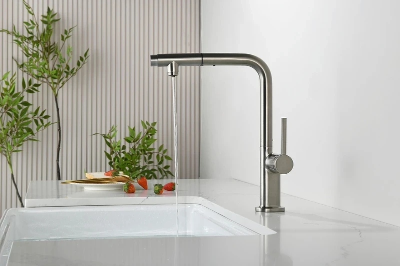 Смеситель для кухни AQUAme Cucina AQM9903BN цвет Никель шлифованный