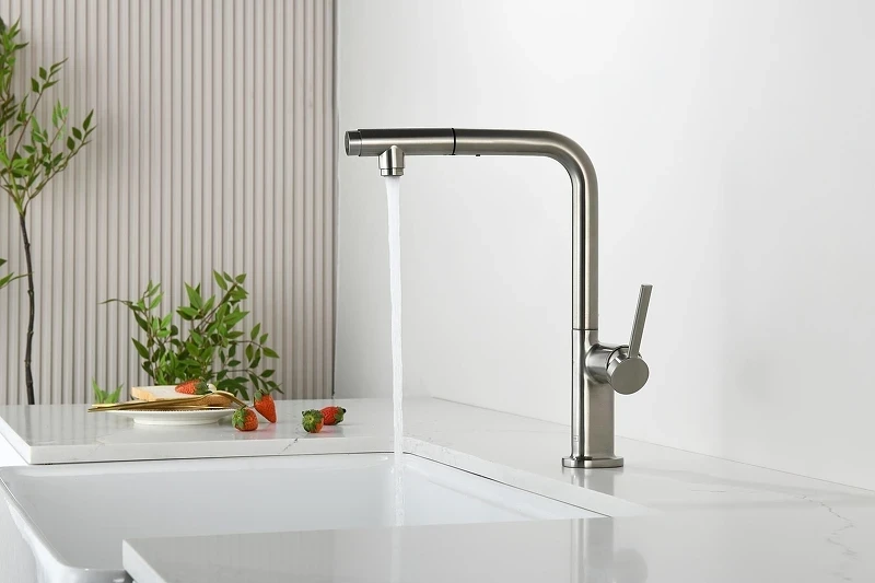 Смеситель для кухни AQUAme Cucina AQM9903BN цвет Никель шлифованный