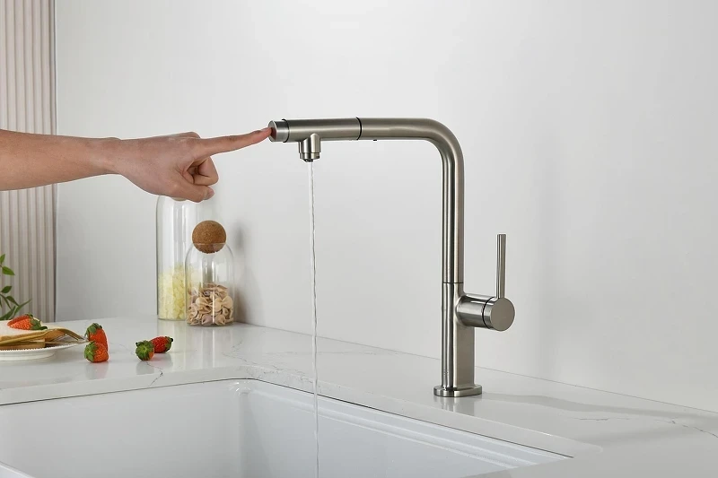 Смеситель для кухни AQUAme Cucina AQM9903BN цвет Никель шлифованный
