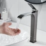 Смеситель для раковины Shevanik S4011T цвет Оружейная сталь