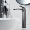 Смеситель для раковины Shevanik S4011T цвет Оружейная сталь