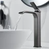 Смеситель для раковины Shevanik S4011T цвет Оружейная сталь