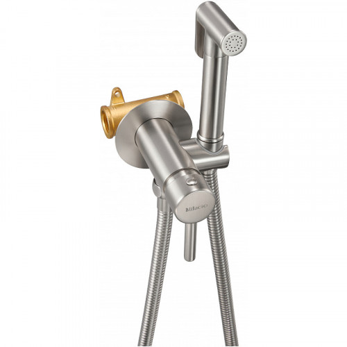 Гигиенический душ со смесителем Milacio Ultra MCU.850.SS Нержавеющая сталь нержавеющая сталь встраиваемый