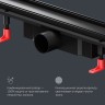 Душевой лоток AM.PM PrimeFlow 70 W02SC-U11-070-04BM с Черной матовой решеткой / под плитку Tile