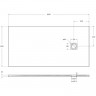 Душевой поддон из искусственного камня BelBagno Uno 160x80 TRAY-MR-UNO-AH-160/80-35-W-NO Белый