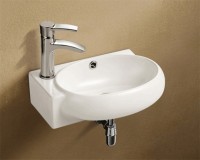 Раковина WeltWasser Aisbach 5011 L 43 10000003874 Белый глянец фаянс подвесная