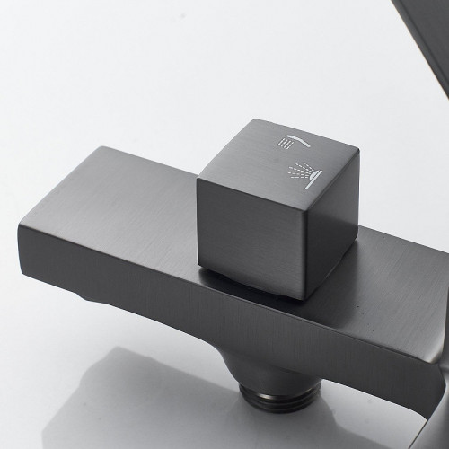 Смеситель для ванны Shevanik S9602T цвет Оружейная сталь