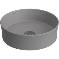 Раковина-чаша Berges Ego SL 38 181061 Серая матовая фарфор накладная