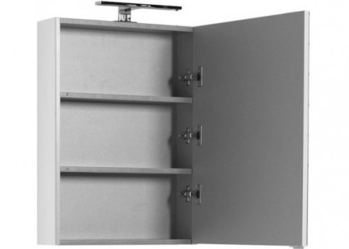 Зеркальный шкаф Aquanet Порто 50 00195726 Белый МДФ / ЛДСП, стекло