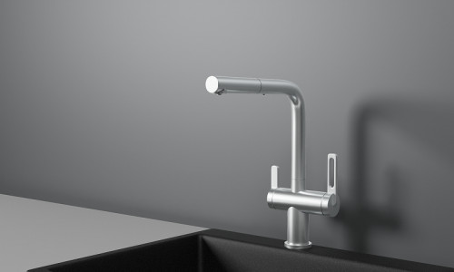 Смеситель для кухни Granula 8170 цвет Нержавеющая сталь