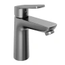 Смеситель для раковины Abelsberg Lineara UNF23508GM цвет Космическая сталь