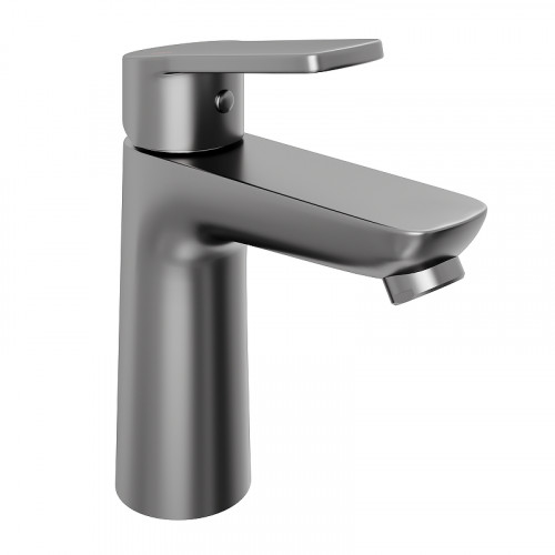 Смеситель для раковины Abelsberg Lineara UNF23508GM цвет Космическая сталь