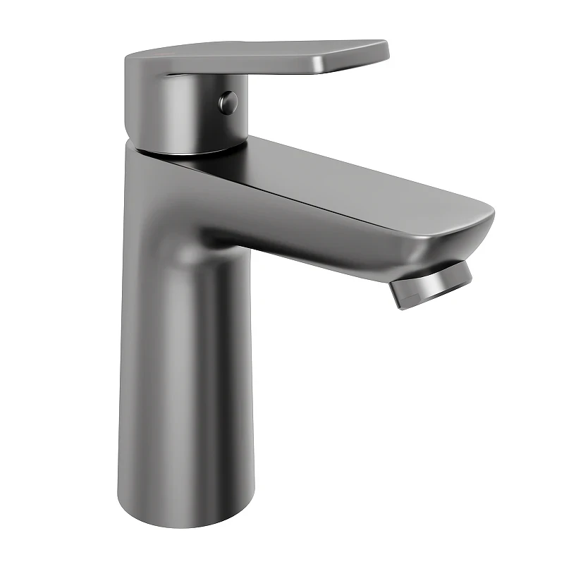Смеситель для раковины Abelsberg Lineara UNF23508GM цвет Космическая сталь