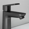 Смеситель для раковины Abelsberg Lineara UNF23508GM цвет Космическая сталь