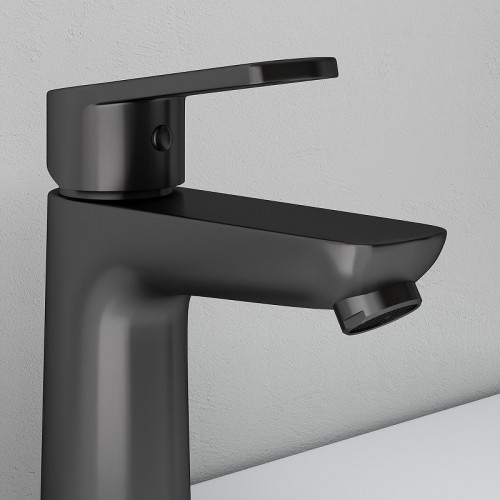 Смеситель для раковины Abelsberg Lineara UNF23508GM цвет Космическая сталь