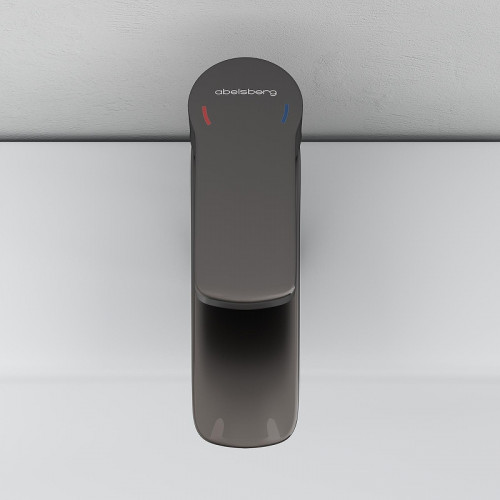Смеситель для раковины Abelsberg Lineara UNF23508GM цвет Космическая сталь